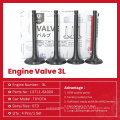 13711-54020 Впускной выпускной клапан двигателя для Toyota 3L
